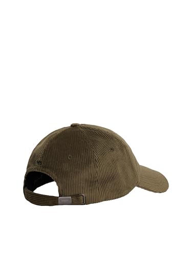 Image of Tommy Hilfiger Men's Tommy Hilfiger Hats for Men | Corduroy Logo Adjustable Baseball Cap