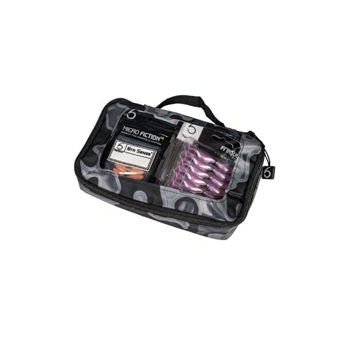 6th Sense Bait View Fishing Tackle Bag Clear View Soft Plastic Storage