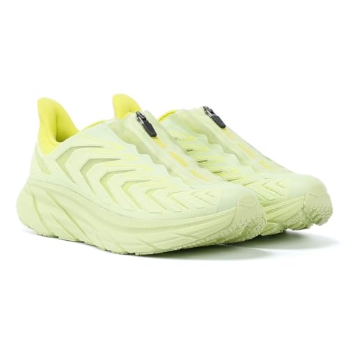HOKA Project Clifton Butterfly/Evening Primrose Trainers - UK 10.5 Yellow