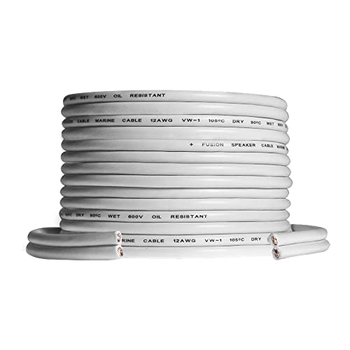 Fusion Electronics 010 12898 10 Marine Speaker Cable 12 Awg 50 Ft