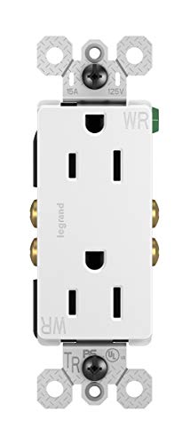 Legrand-Pass & Seymour 885TRWRWCC8 WR DECO RECP 15A/25V WH WR DECO RECP 15A/25V WH