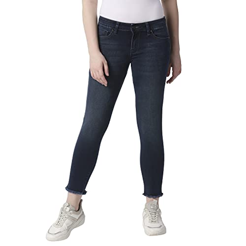 Image of Pepe Jeans Women's Mid Rise Skinny Jeans