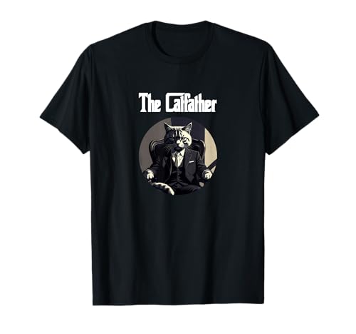 Le père de Chat drôle, Le Style mafieux de Catfather T-Shirt