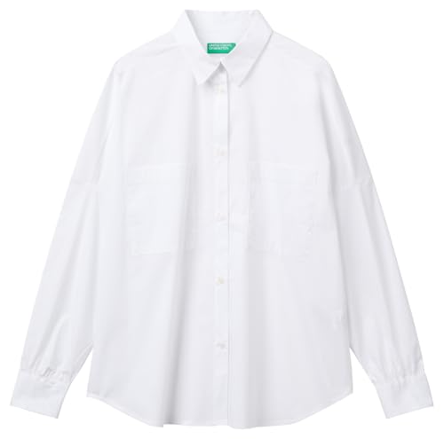Chemise Benetton femme aux finitions haut de gamme et épurées