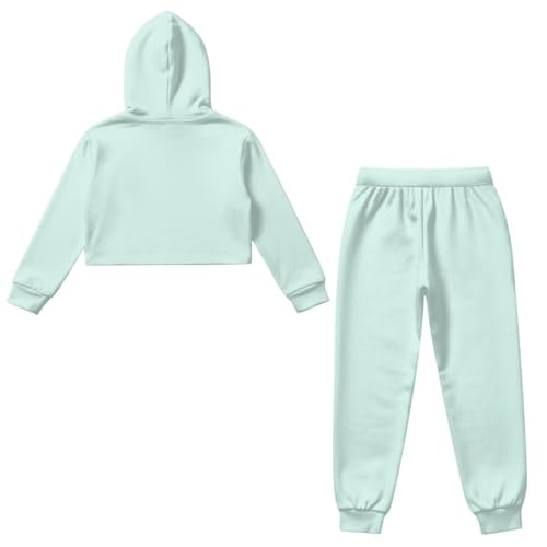 ZFRXIGN Cute Otter Hoodie and Sweatpants for Girls 4-13 Years 2 Piece Workout Set Cute Hiking Outfits2