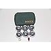 BuyBocceBalls Listing - 73mm Metal Bocce/Petanque Set with 6 Silver Balls and Green Bag - Single