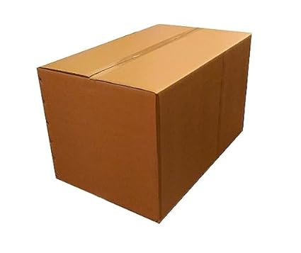 PackGenie 5 Ply 30 x 19 x 18 Inches Strong Large Size Heavy-Duty Carton Boxes For House Shifting, Packing, Moving and Other Proposes (Pack of 2)