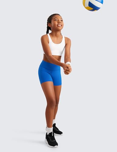 Image of CRZ YOGA Girls Butterluxe Biker Shorts | Extremely Soft, Gentle Compression, Dance, Athletic, High Waisted, for Teen