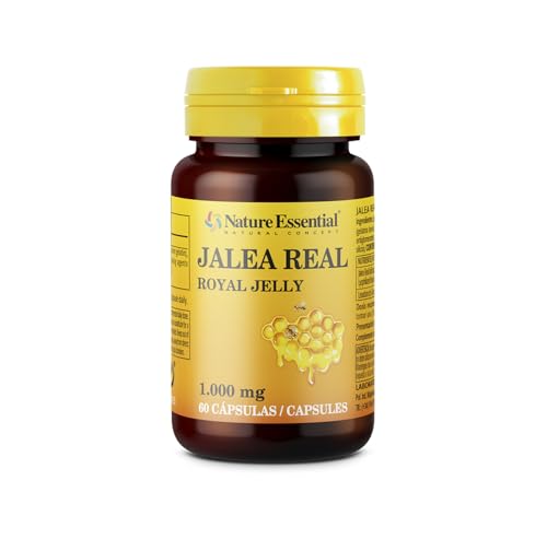Nature Essential | Jalea Real 1000 mg Liofilizada | 60 Cápsulas | Vitalidad y Bienestar Diario