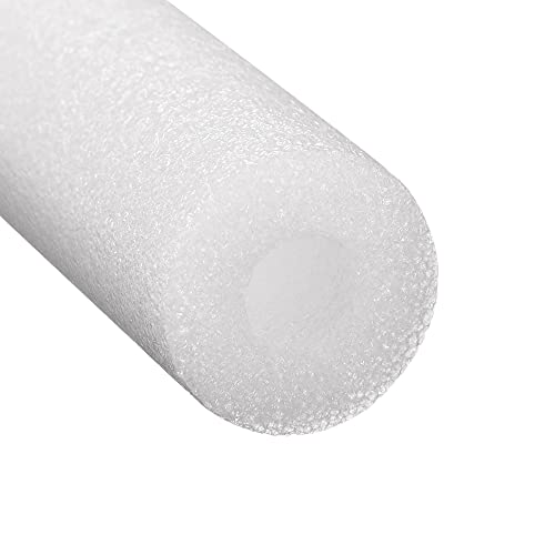 Uxcell Foam Tube For Protecting Pipes And Heat Preservation 3.28 Ft Length 0.39In Id 1.18In Od Pipe Insulation Kits White 2 Pack #TOP3