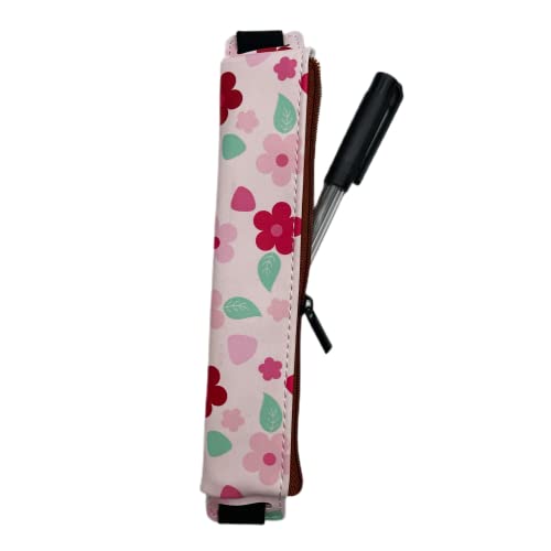 Lufox 3-Pack Pu Leather Pen Pencil Pocket Case Sleeve Holder Pouch With Elastic Band For Book Notebook Bible #TOP2