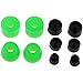 KTELI 20Pcs Longboard Skateboard Bushings Conical Cylinder Bushing Pivot Cups Set Accessories for Longboard Truck Green
