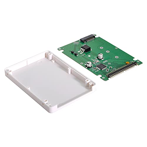NFHK NGFF B/M-key SSD to 2.5 inch IDE 44Pin Hard Disk Case Enclosure for Notebook Laptop, Green NGFF to IDE-2.5