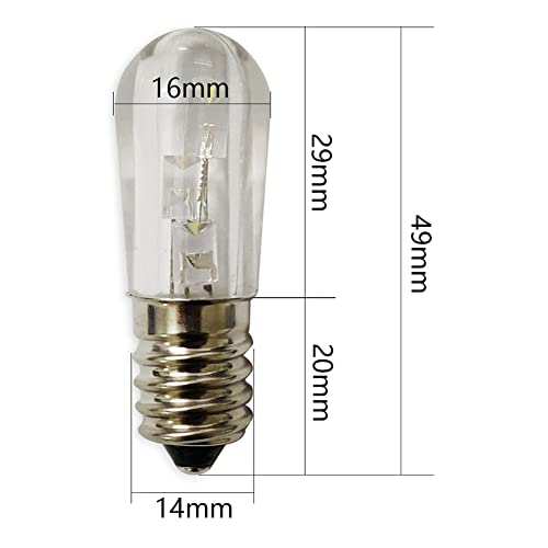 GutReise E14 12V LED Lampadine,4PCS E14 3LEDS