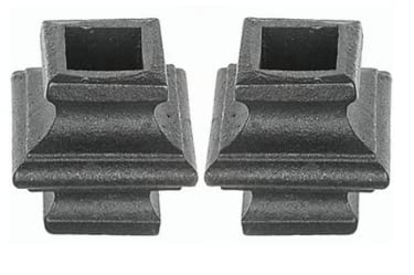 JM Steel Ornamental Steel Collars for Fences 5/8 PICKETS Made of CAST Iron, Used for Fencing, (25)