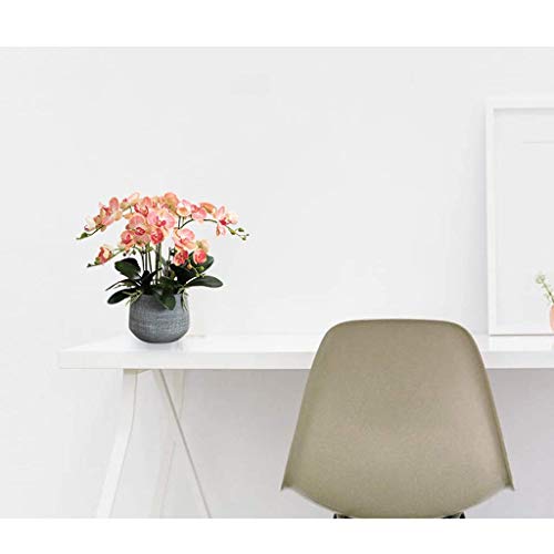 Fausse fleur avec pot orchidée et fleurs artificielles
