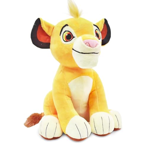 Forninc Löwe Kuscheltier König Löwe Plüschtiere 30cm Gelb 3-12 Jahre Unisex Fantasie (A1)