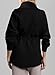 Dokotoo Sweatshirt for Women Casual Loose Long Sleeve Half Zip Drawstring Waist Side Split Oversized Sweatshirts Hoodies Quarter Zipper Pullover Comfy Fall Fashion Outfits Clothes 2024 Black Large