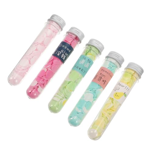 ABOOFAN 5個便携式香p片 アウトドア旅行用の使い捨て泡立ち香p 美しいパ