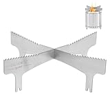 Fire Pit Cooking Frame for Solo Stove Mesa XL, Mesa – Transform Your Tabletop Fire Pit into Camping Cook Stove with This Accessory. Replacement for Titan, Campfire Cooking Ring (for MESA or Titan)