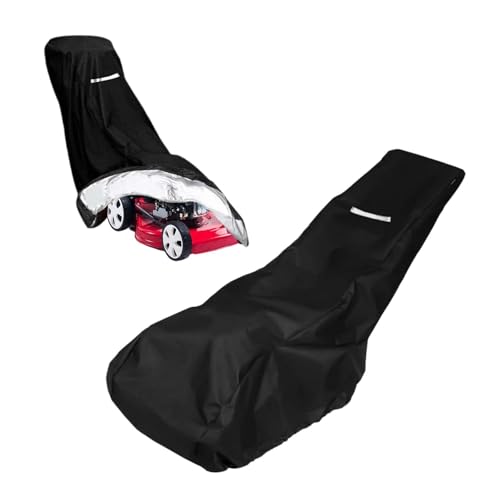193 x 112 x 64 cm Housse Tondeuse, Housse de tondeuse à gazon, Housse de Protection tondeuse à gazon imperméable, imperméable, résistant aux UV, avec...