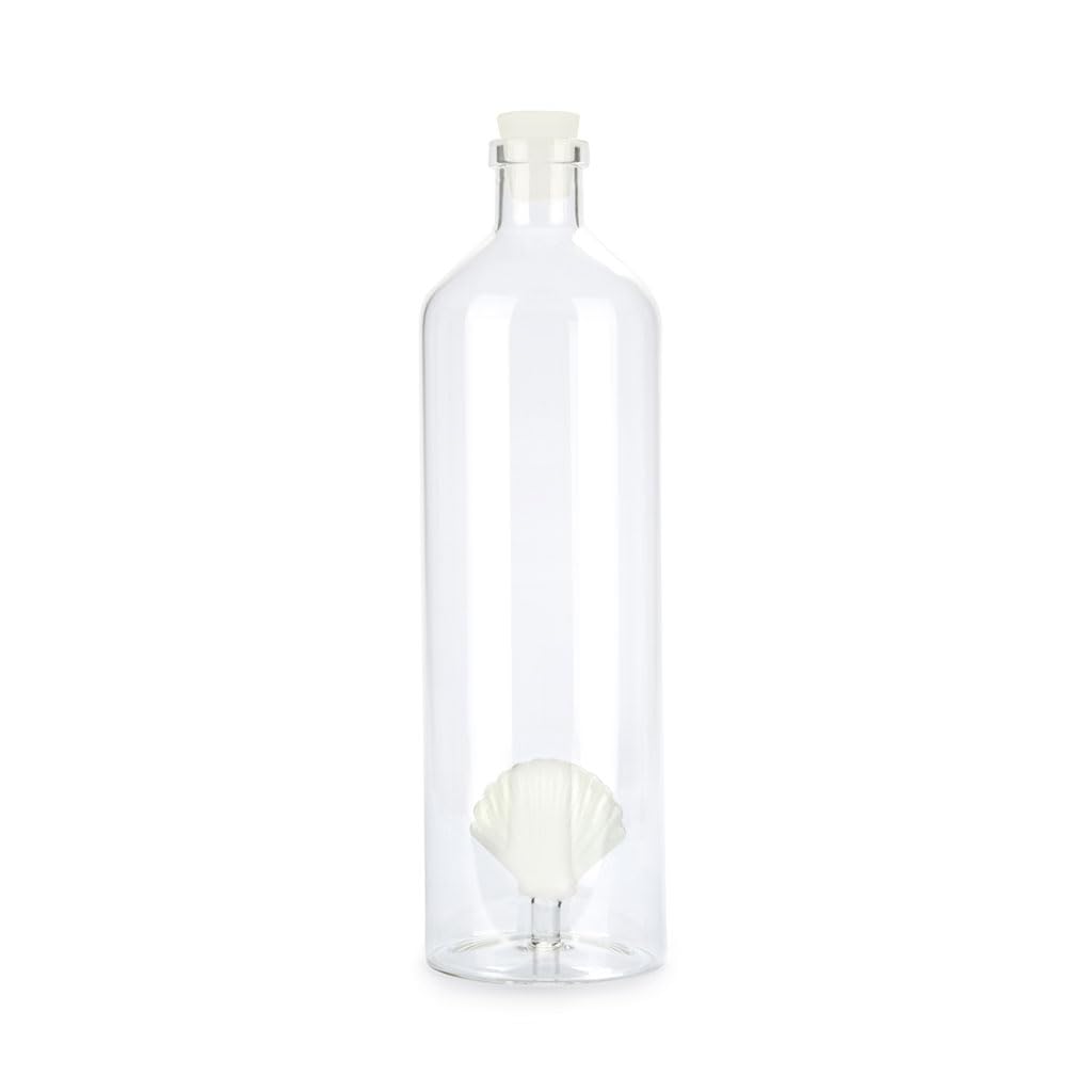 Carafe à Eau Balvi Atlantis Shell - Verre Borosilicate 1.2L | Design Coquillage Blanc