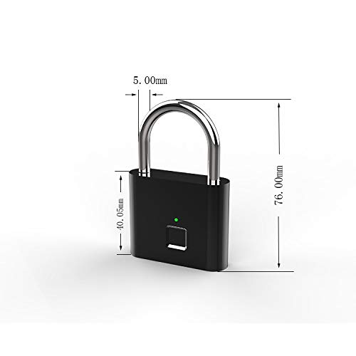 Image secondaire de NUZAMAS Cadenas à empreintes digitales