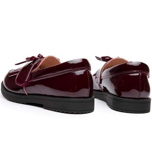 Image of PPXID Girl's British Style School Uniform Shoes Princess Performance Oxford Shoes