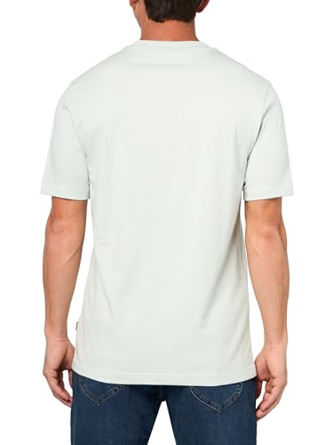 BOSS Herren Big Logo Chain Cotton T-Shirt Großes Logo Baumwolle T-Shirt (1er Pack), Open Air Blue, XL – Ansicht 2