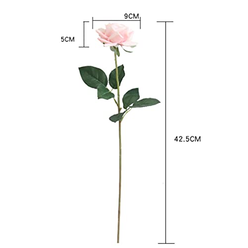 Ramo decorativo de rosas secas 42.5x9x5 cm miniatura 2
