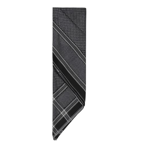 Image of PURFUN Men's Large Arab Shemagh Headscarf Muslim Headcover Shawl Keffiyeh Arabic Scarf