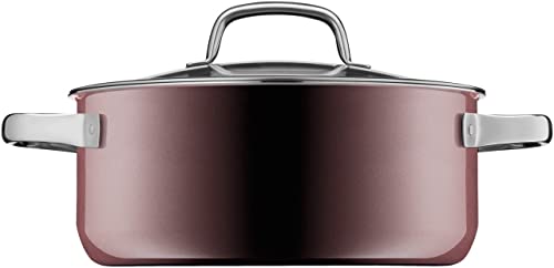 WMF Fusiontec Mineral Braising Pan 24cm with lid Rose Quartz - Image 4