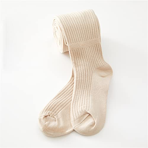 Kids Girls Cotton Stretchy Tights Cable Knit Warm Ballet Dance Pantyhose Stocking Toddler Fleece Footed Leggings2