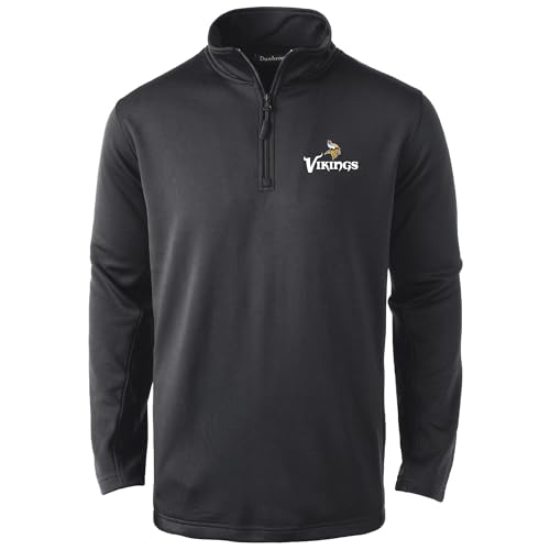 Image of Dunbrooke Men's Royal Buffalo Bills All-Star Tech Quarter-Zip Top