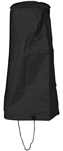 Woodside Small Black Outdoor Garden Chiminea Protective Cover 0.22m-0.42m x 0.7m/0.7ft-1.4ft x 2.3ft