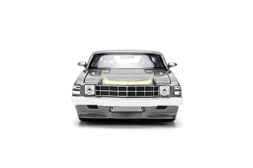 Jada Toys Muscle 1:24 Chevy Chevelle 1971 metálico gris miniatura 6