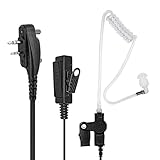 Accessoryway 2 Pin Acoustic Tube Earpiece with PTT Mic Radio Headset for ICOM IC-F4011 IC-F3011 IC-F3001 IC-F4001 IC-F3013 IC-F1000 IC-F2000 IC-F3 IC-F4 IC-F24S IC-F43TR Two Way Radio