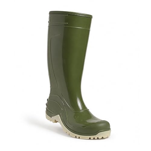 Image of Hillson Plus HP02 Gumboot | 100% Waterproof, Dual Density Sole, Anti-Skid Rainboot | Ideal For Monsoons, Fisheries, Farming, Paddy Fields, Food Industry | Size 08 UK /INDIA