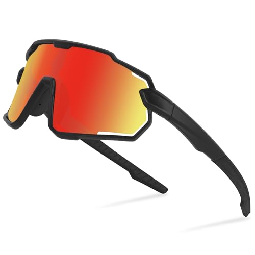 Aullwyr Occhiali da Sole Bambino 6-15 Anni Protezione UV400 Occhiali Polarizzati Ciclismo Bici Sportivi Running per Bambini Ragazzi Ragazze