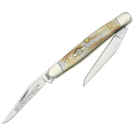 Case 09563 Second Cut Stag Tiny Muskrat Knife