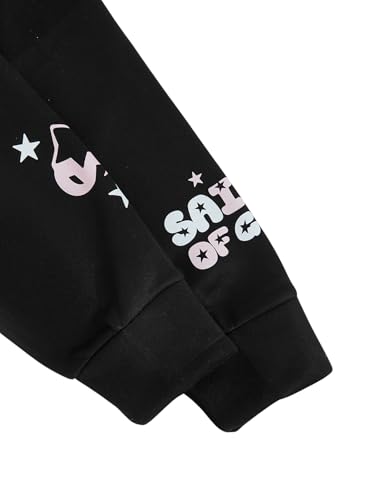 Men's Figure Graphic Y2k Sweatshirts Goth Long Sleeve Crew Neck Oversized Casual Pullover Top4