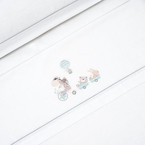 Set di 3 Lenzuola per Mini Culla Neonato in