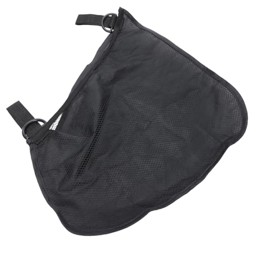 HAMPPLIES バッグ オムツ 収納袋 メッシュバッグ 旅行おむつポーチ ベビー用品バッグ オーガナイザーバッグ グリッド Black