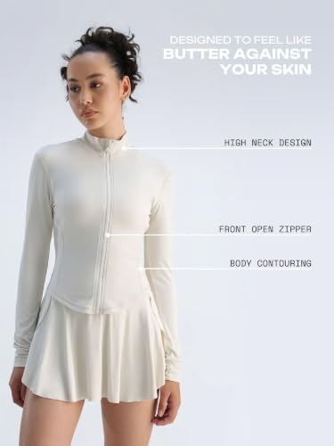 Image of CAVA Sculptor Jacket for Women | ADPT Nylon-Spandex, 4-Way Stretch, Moisture-Wicking, High Neck, Full Sleeves | Performance Activewear