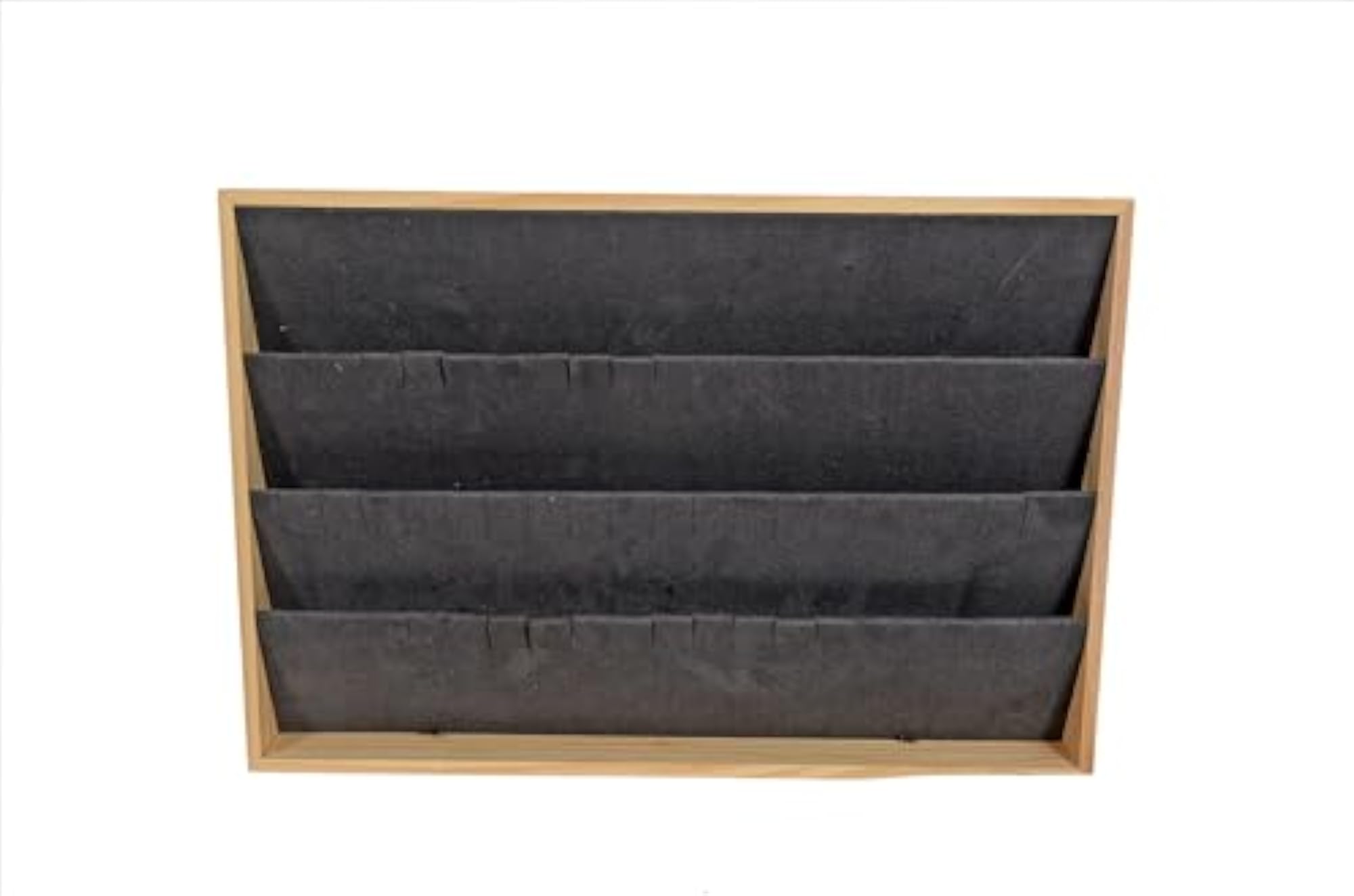 Premium Black Earring Organizer Tray, Stackable Earring Holder Display Drawer