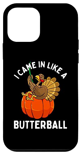 iPhone 12 mini Came In Like A Butterball Funny Thanksgiving Men Women Kids Case