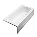 TOTO Fby1715Rpno.01 Enameled Cast Iron Bathtub 65-3/4" X 32" X 16-3/4", Cotton