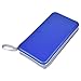 alavisxf xx CD Holder, 72 Capacity CD/DVD Case Holder Portable Wallet Storage Organizer Hard Plastic Protective Storage Holder for Car Travel(72 Capacity, Blue 72)