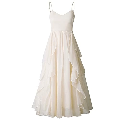 Robe de fée à bretelles légère pour vos vacances d'été en bord de mer et soirées plage