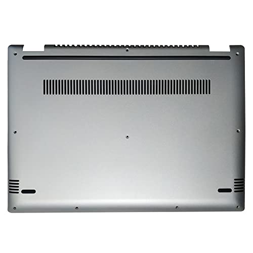 New Laptop Replacement Bottom Base Cover Case Fit Lenovo Flex 5-1470 D Shell (Sliver)